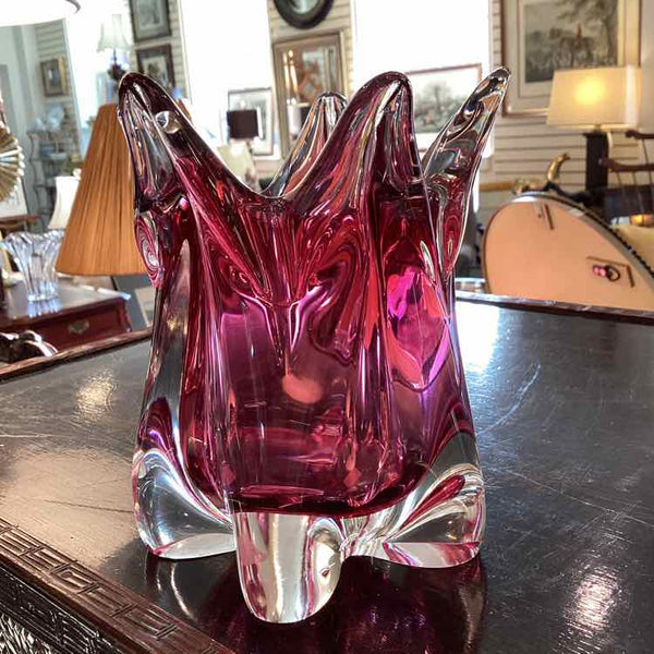Hospopka Pink Glass Vase