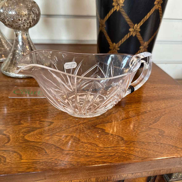 Crystal Gravy/Sauce Bowl