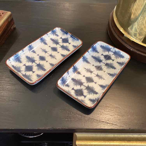 Pair Of Blue And White Dishes