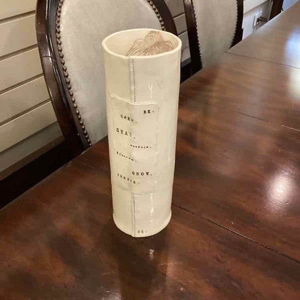 Signed Rae Dunn Ceramic Vase
