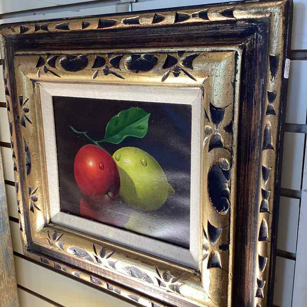 Fruit Oil Painting in Gold Frame