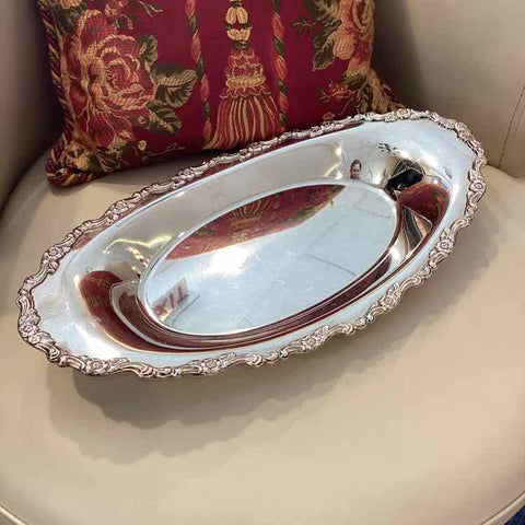 Silverplate Oval Platter