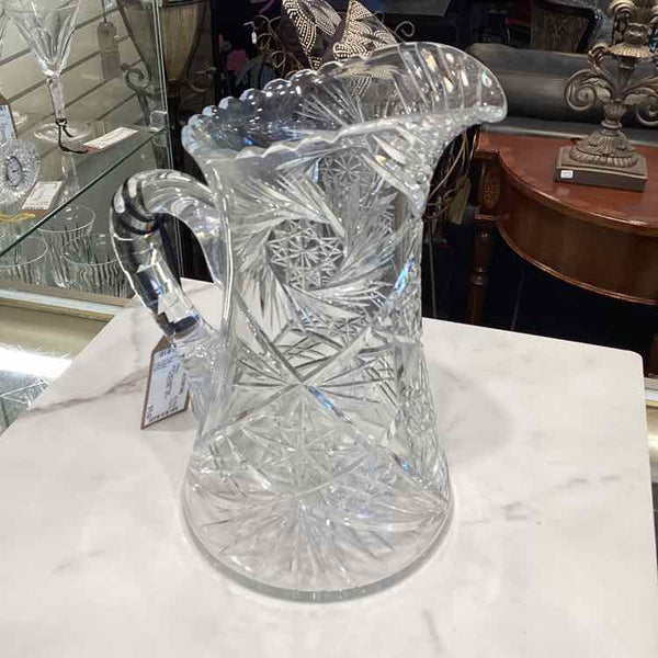 Cut Crystal Pitcher