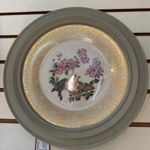 Lenox Framed American Redstart  Plate