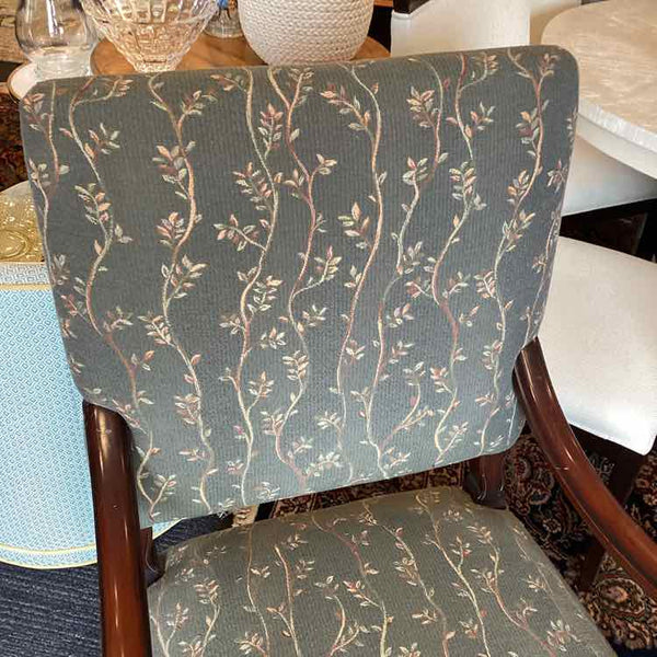 Vintage Green And Camel Arm Chair