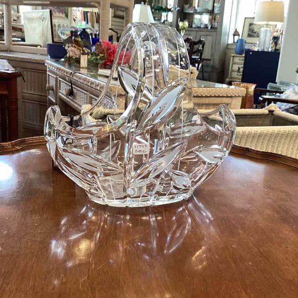 Etched Glass Basket