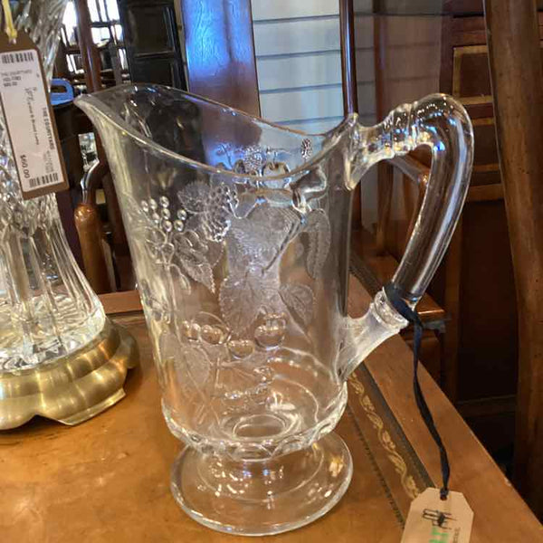 Footed Cornucopia Pitcher