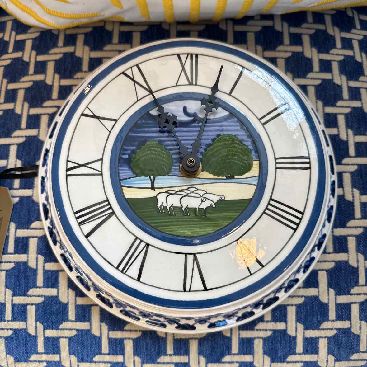 Ceramic Sheep Clock