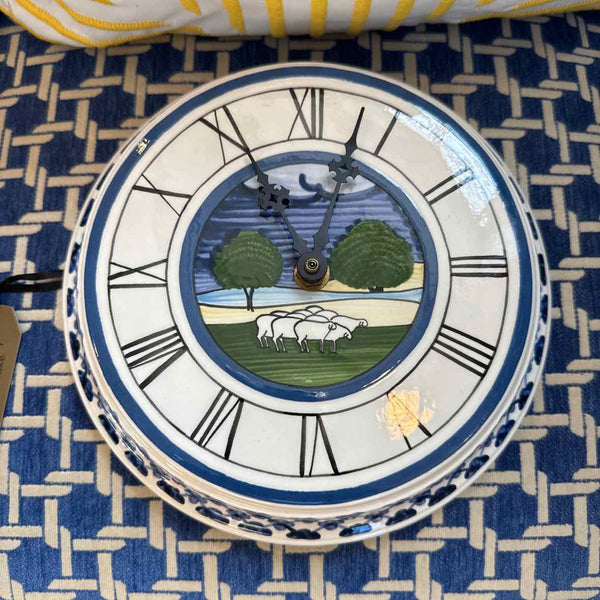 Ceramic Sheep Clock