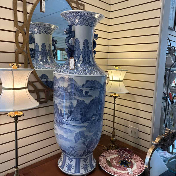 Tall Asian Vase