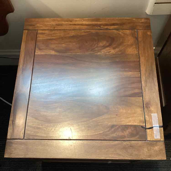 Crate & Barrel Storage Side Table