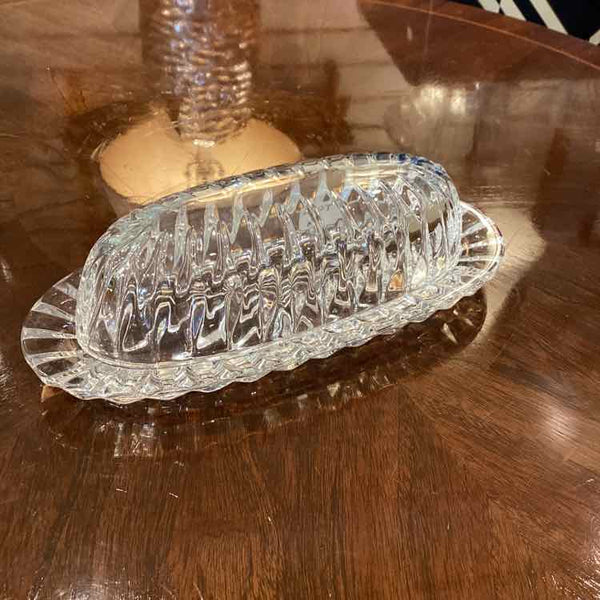 Crystal Butter Dish
