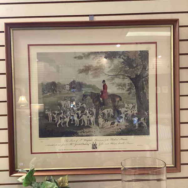 Hunt Scene Engraving "Winfield"