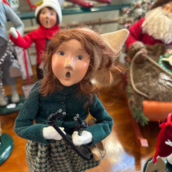 Byers Choice Girl w/Skates