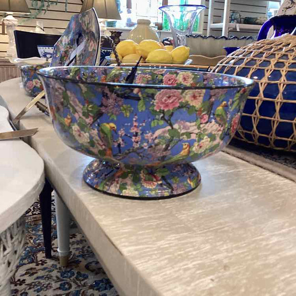 Crown Ducal Blue Chintz Bowl