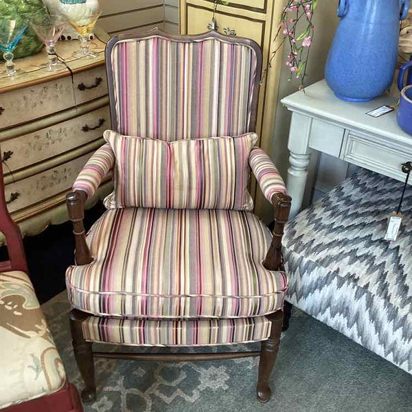Ethan Allen Striped Chair