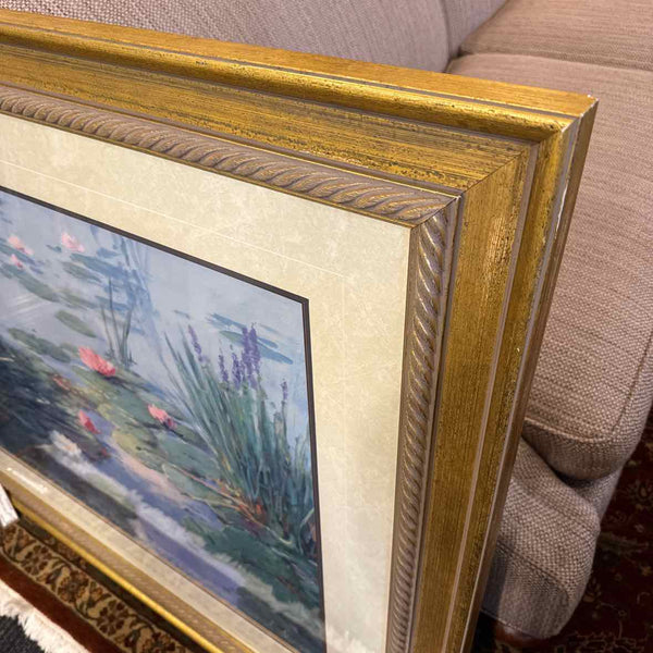 Lily Print w/ Gold Frame (Beckmann)