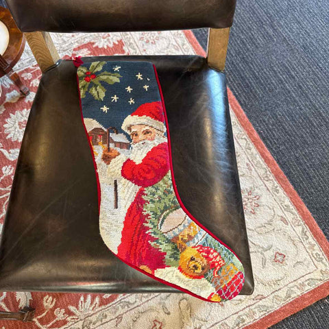 Santa & Teddy Stocking