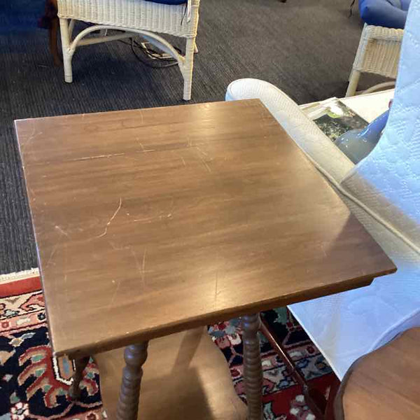 "As Is" Square Accent Table