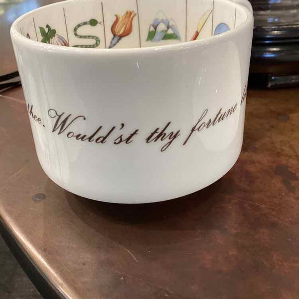 Staffordshire Zodiac Fortune Teller Cup & Saucer