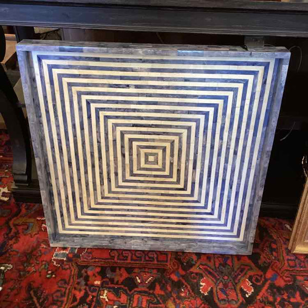Blue And White Serena & Lily Tray