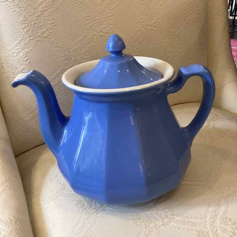 Vintage Blue Teapot