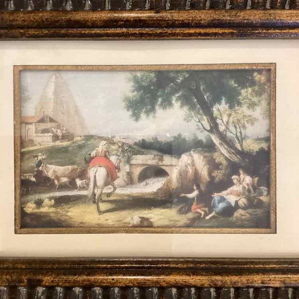 Three Part Miniature European Scenes
