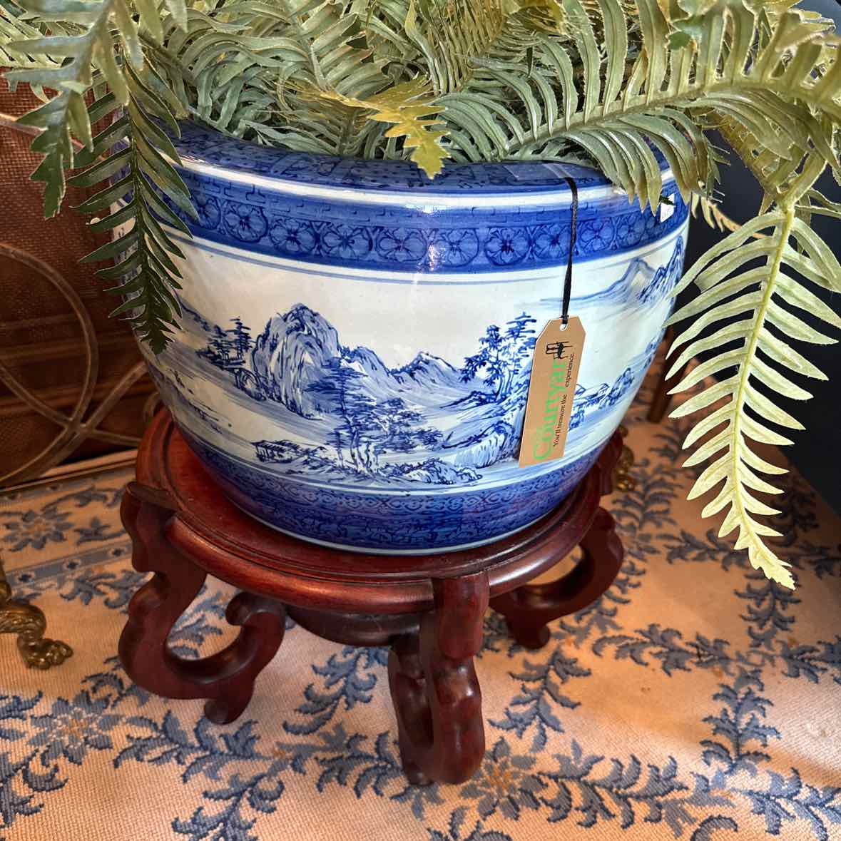 Asian Planter With Base