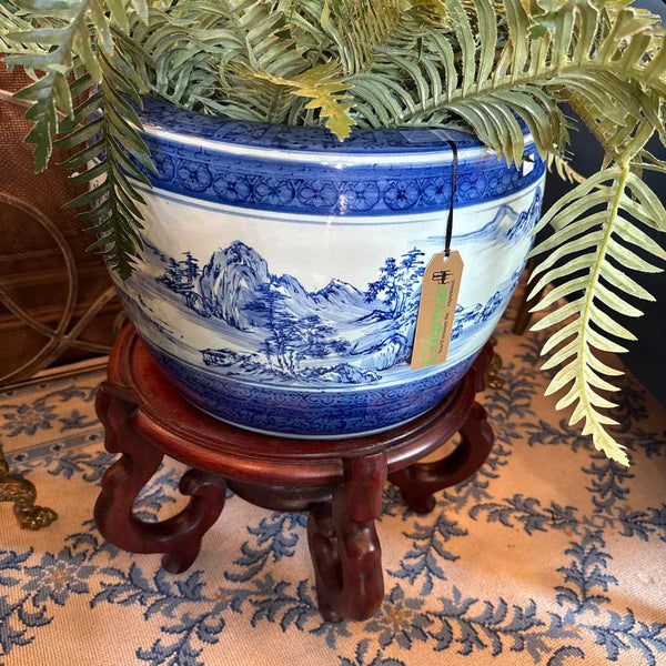 Asian Planter With Base