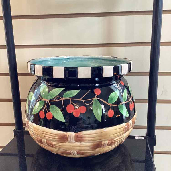 Ceramic Bowl With Cherries