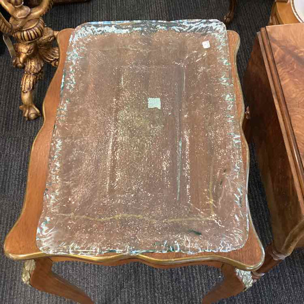 Bubble Surface Glass Tray