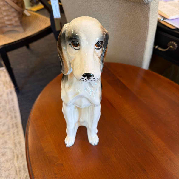 Vintage Ceramic Foxhound Figurine