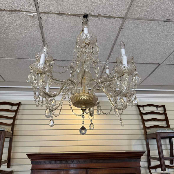Ten Light Crystal Chandelier