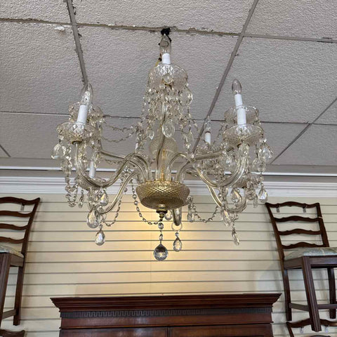 Ten Light Crystal Chandelier