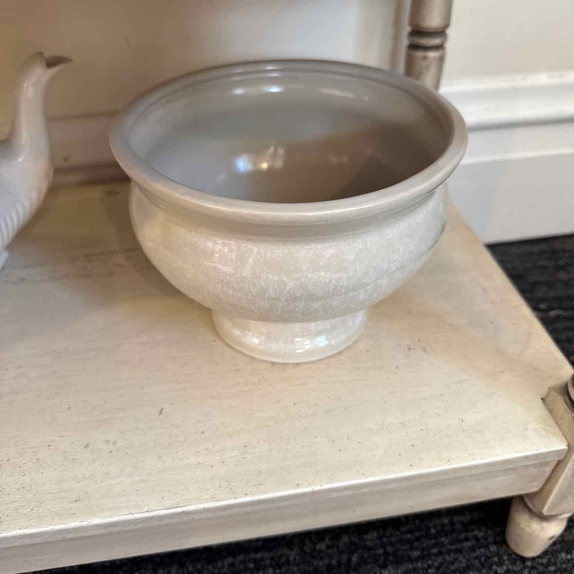 Cream Pottery Bowl