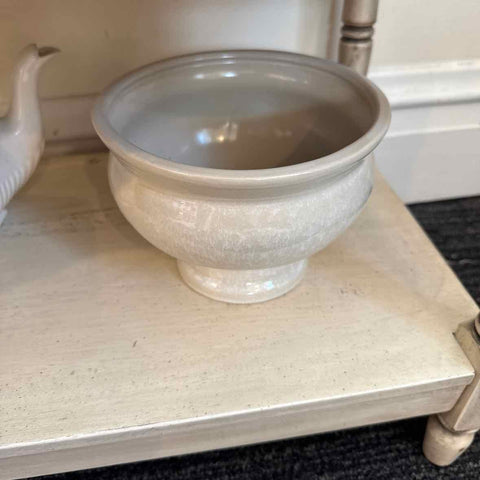 Cream Pottery Bowl