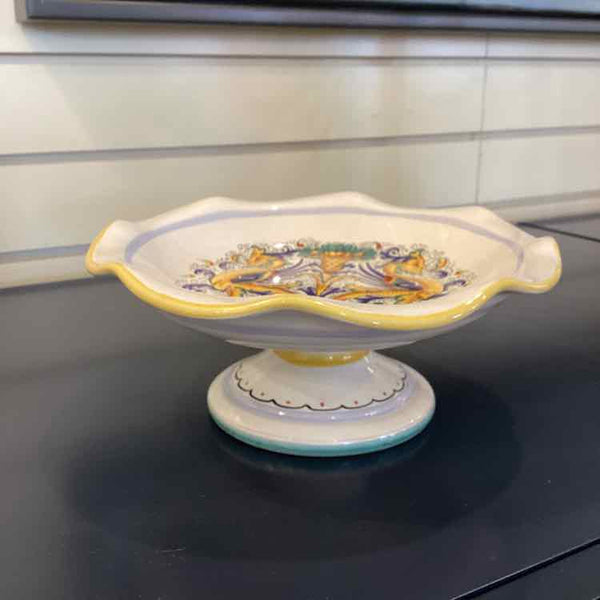 Deruta Footed Italian Platter