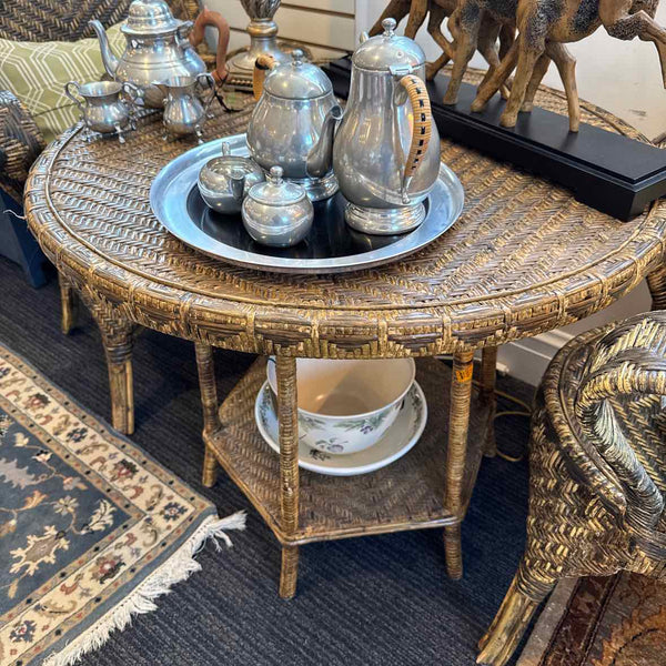Bamboo Table and 2 Chairs
