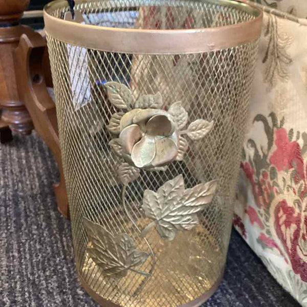 Metal Mesh Waste Basket