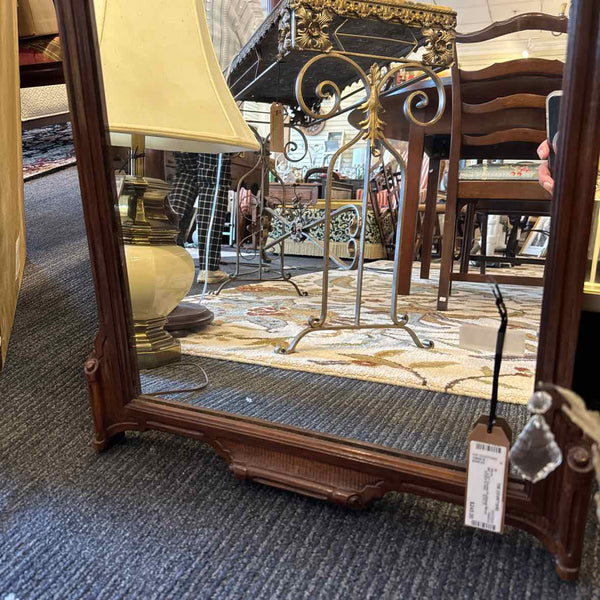 Carved Fruitwood Mirror