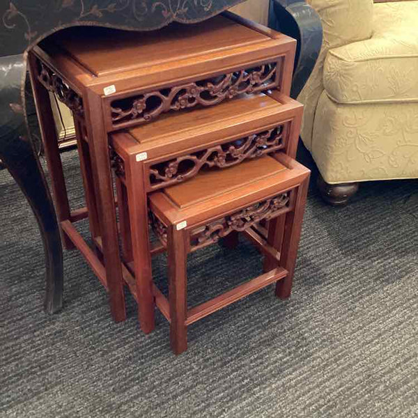 Three Asian  Nesting Tables