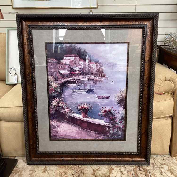 Mediterranean Print w/Frame