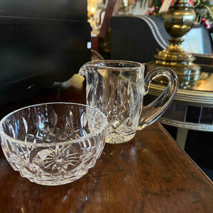 Waterford Creamer And  Sugar Bowl