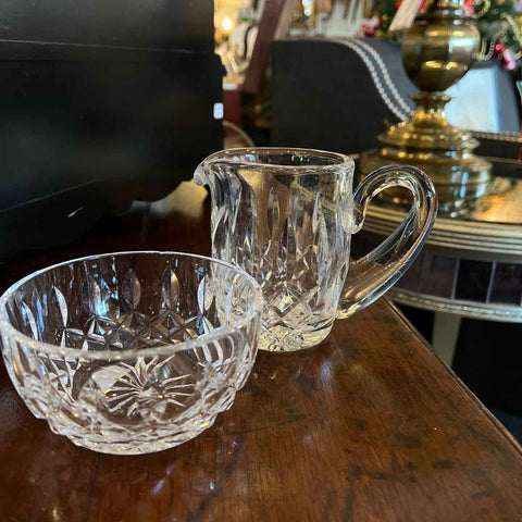 Waterford Creamer And  Sugar Bowl