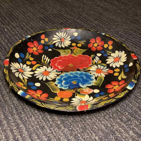 Mexican Handpainted Wooden Bowl