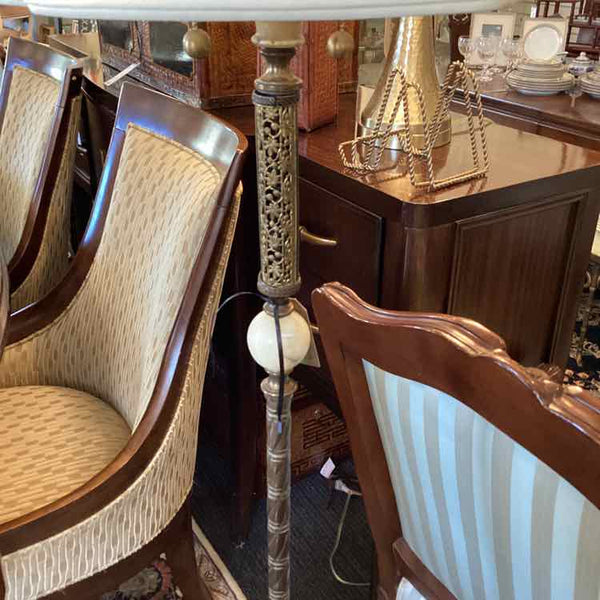 Brass & Marble Floor Lamp