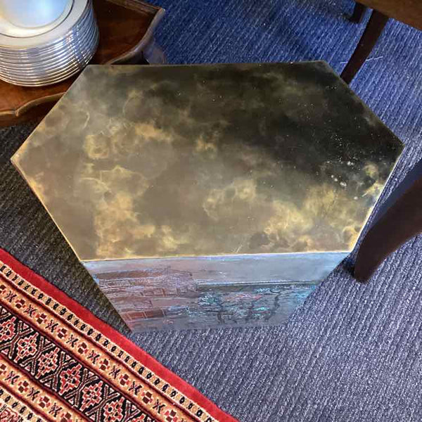 Pair Of Philip Kelvin LaVerne " Lo Ta Hexagonal  Cube" Tables