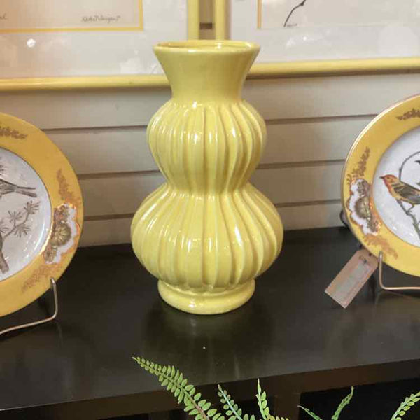 Yellow Ceramic Vase