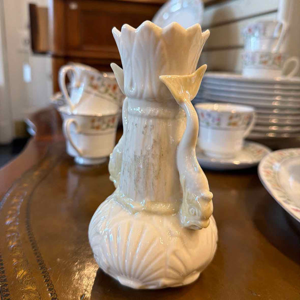 Belleek Vase - Fish