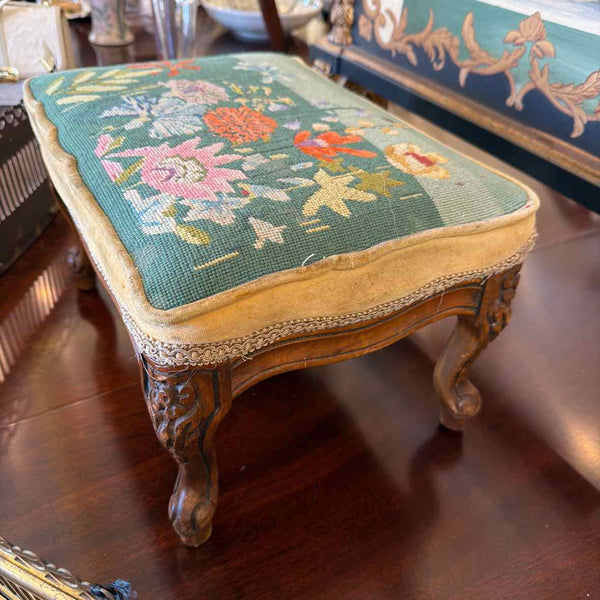 Needlepoint Step Stool